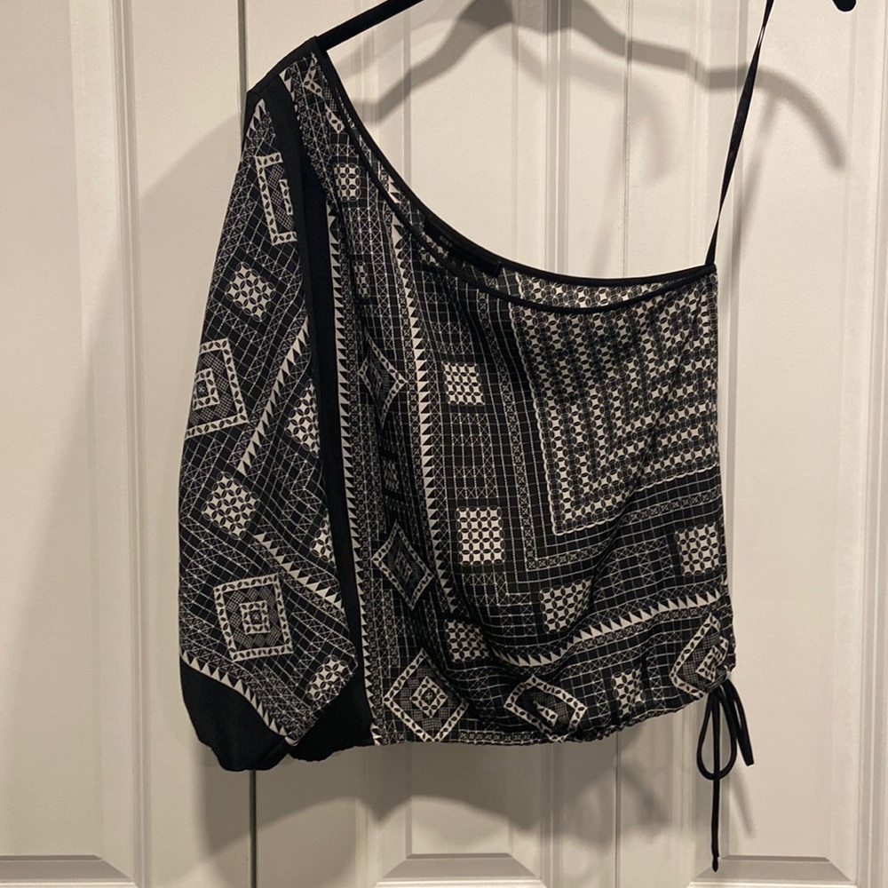 Womens One Shoulder Blouse